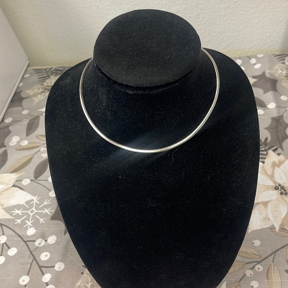 16 inch 925 sterling silver Figaro necklace